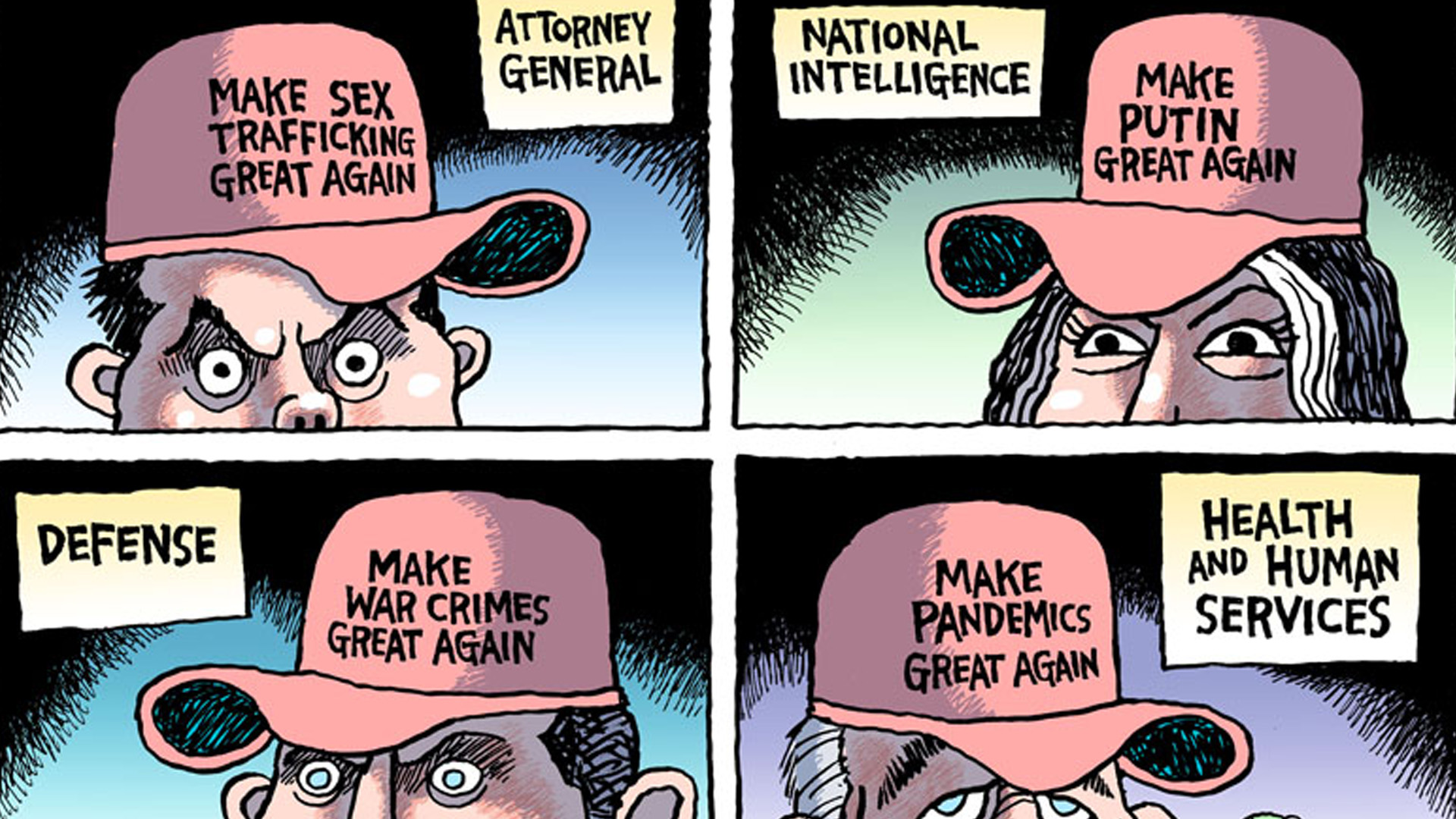 Award-winning editorial cartoonist Rob Rogers.