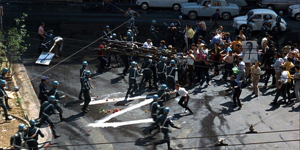 Filmmaker Costa-Gavras' political thriller, "Z" (1969)
