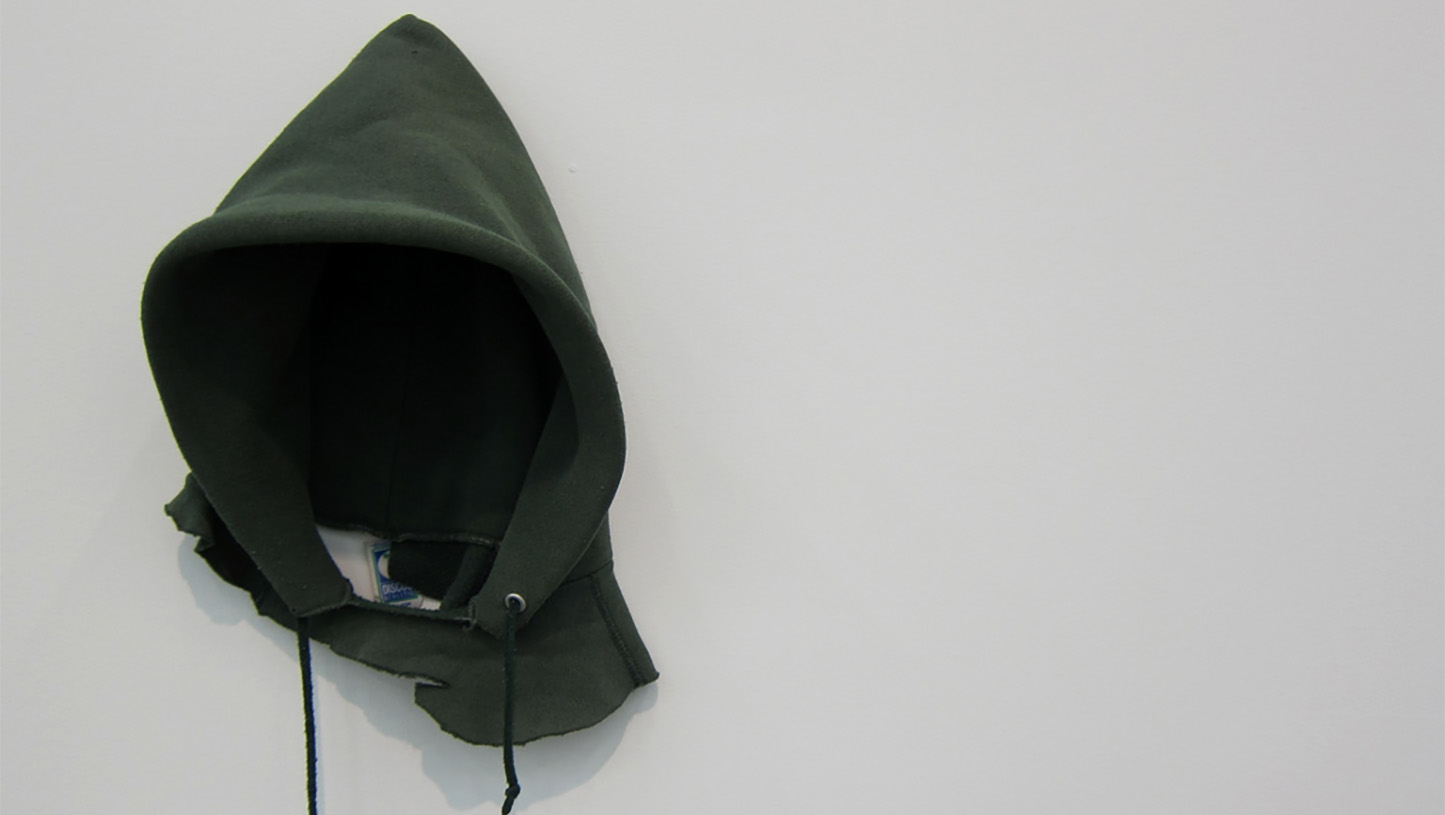 David Hammons "In the Hood" (1993) , cover art for Claudia Rankine’s book "Citizen: An American Lyric" (2014)