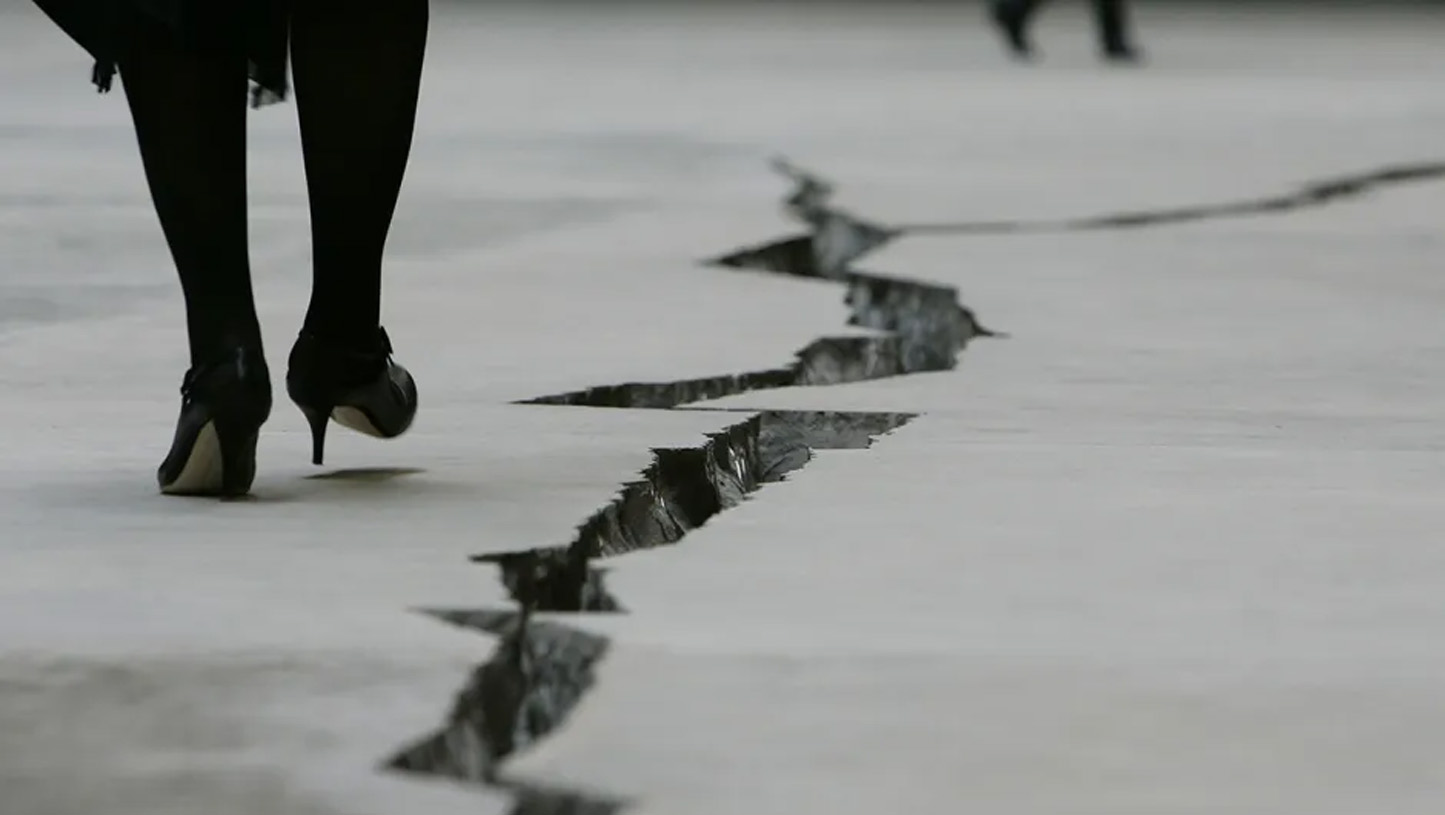 Doris Salcedo's "Shibboleth"