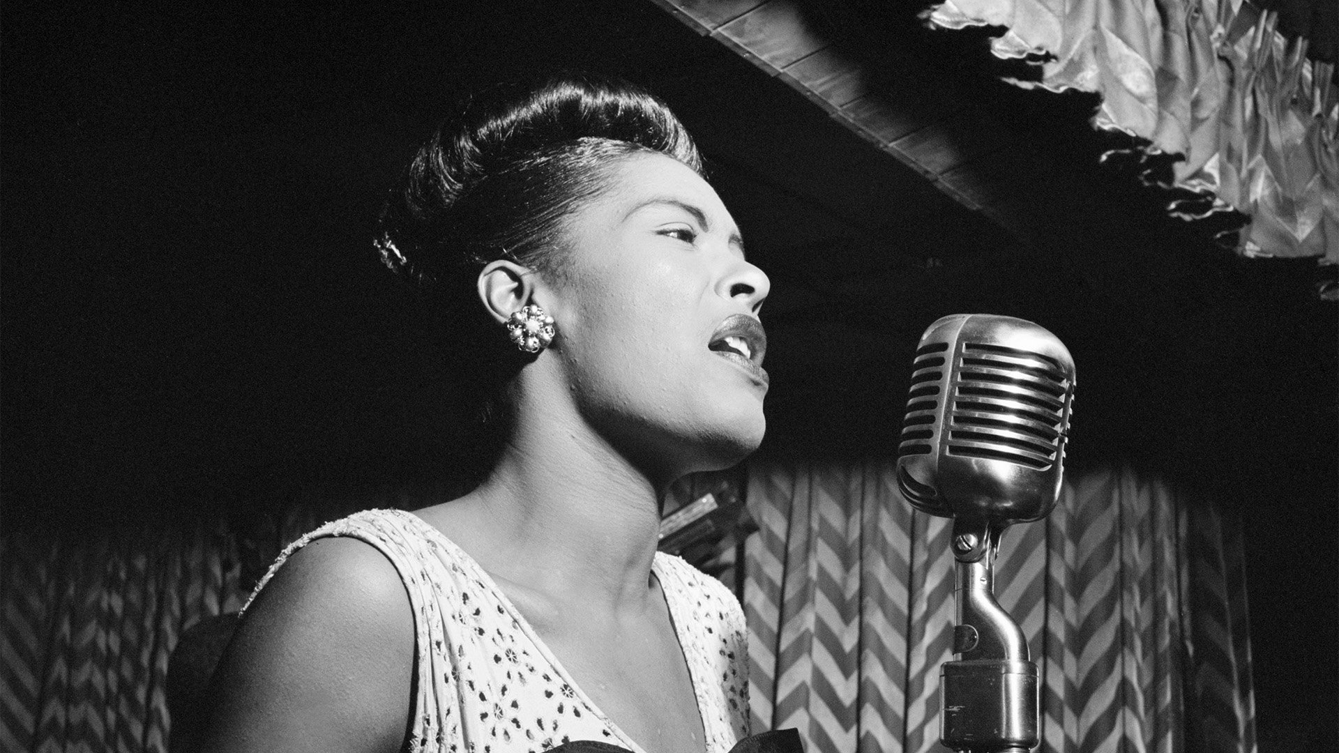 Billie Holiday at the Downbeat, New York City, circa Feb. 1947
