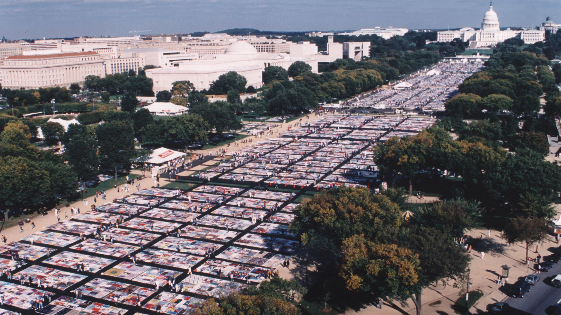 The AIDS Memorial Quilt (1980s–present)