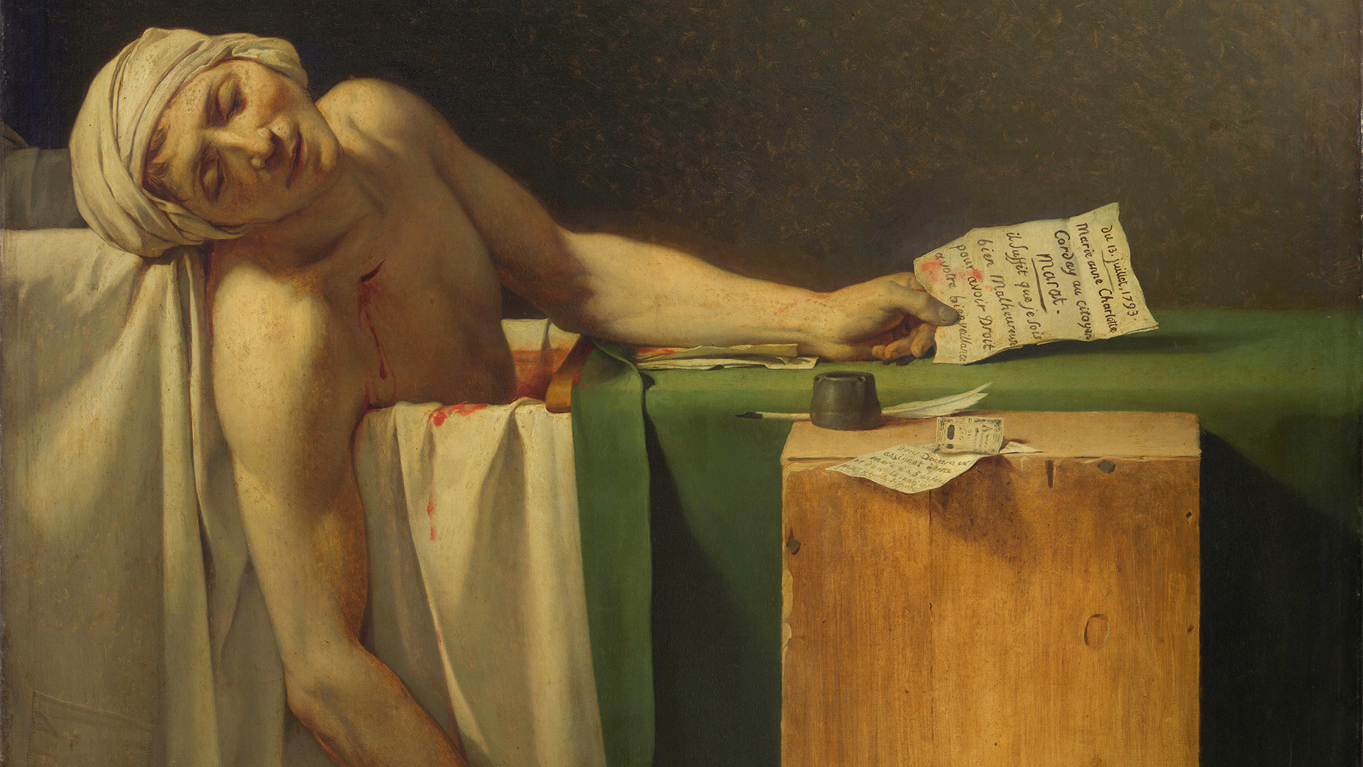 Jacques-Louis David’s The Death of Marat (1793)