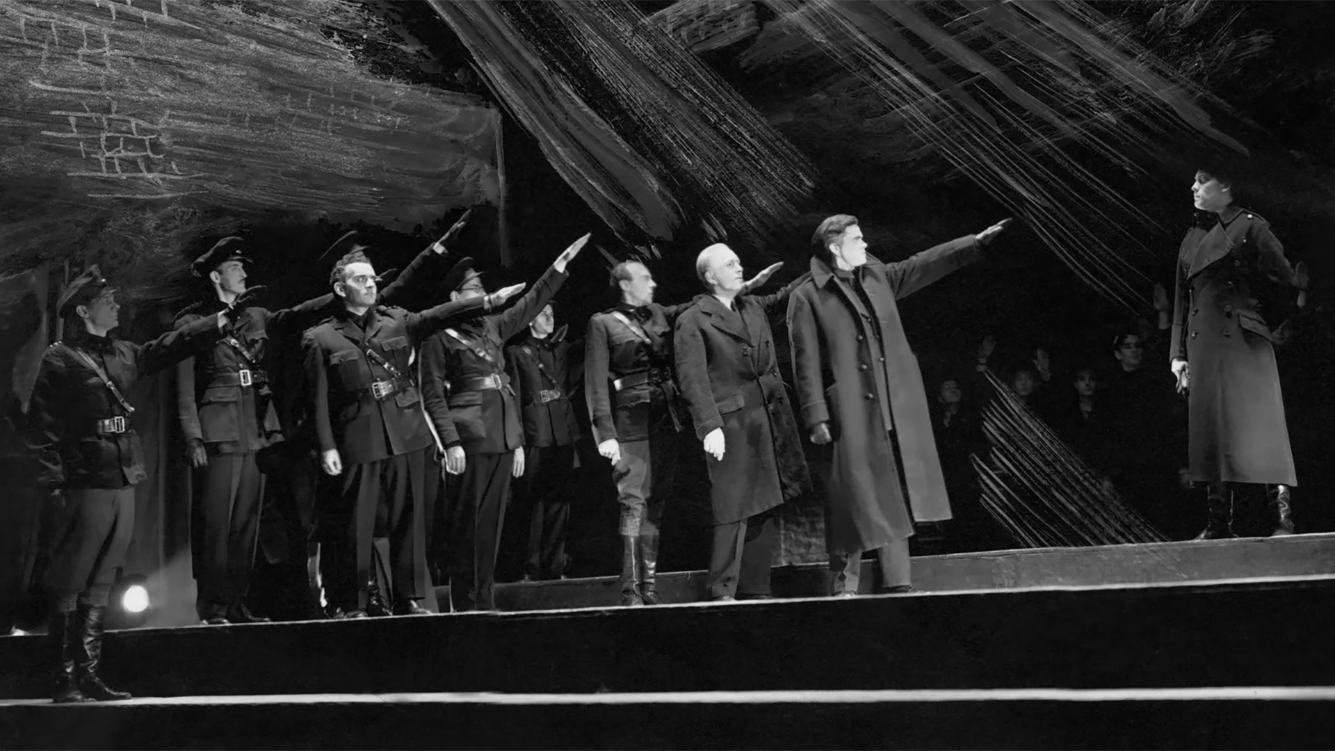 Actors in the Mercury Theatre’s 1937 production of Julius Caesar