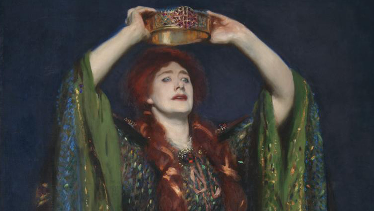 Detail from John Singer Sargent’s 1889 portrait of Ellen Terry as Lady Macbeth.