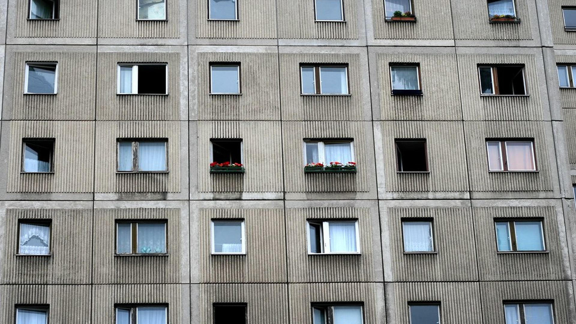 Plattenbau Housing in East Germany
