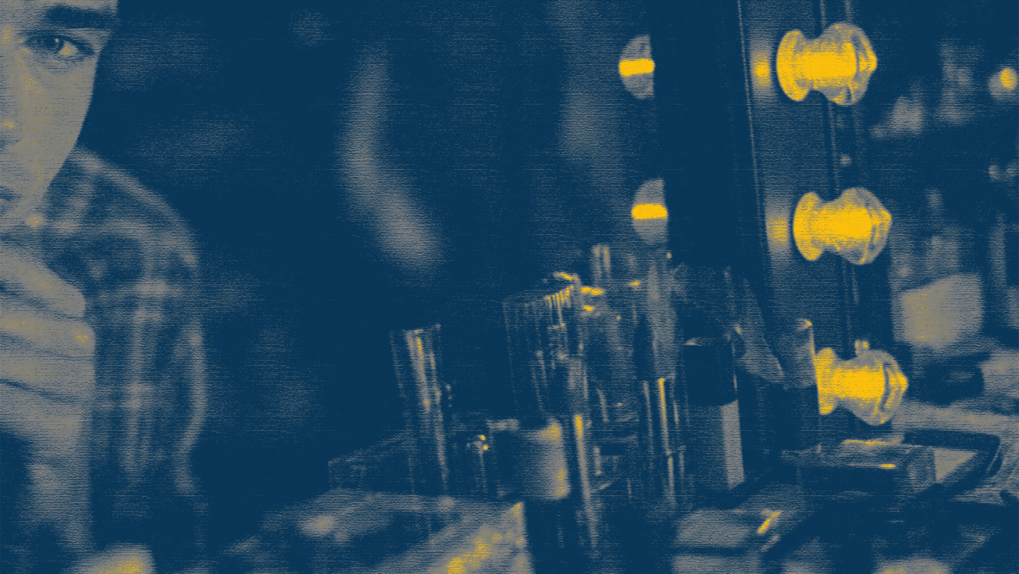 Illustration of a performer at a dressing room mirror, contemplating the risks of going public with their art.