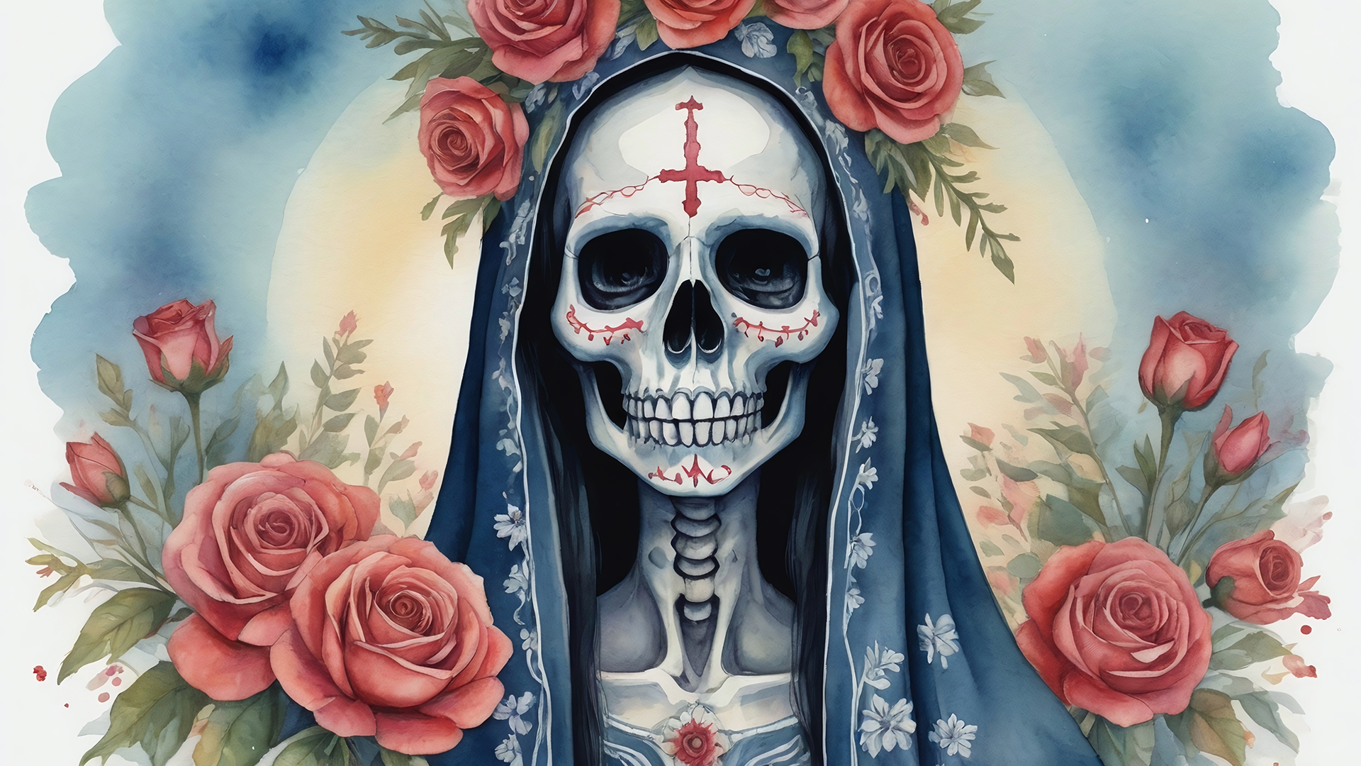 La Llorona, or "The Weeping Woman," a prominent figure in Latin American and Mexican folklore.